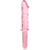 NEBULA SERIES BY IBIZA - MODEL 24 DILDO BOROSILICATE GLASS PINK 28.5 CM -O- 5 CM
