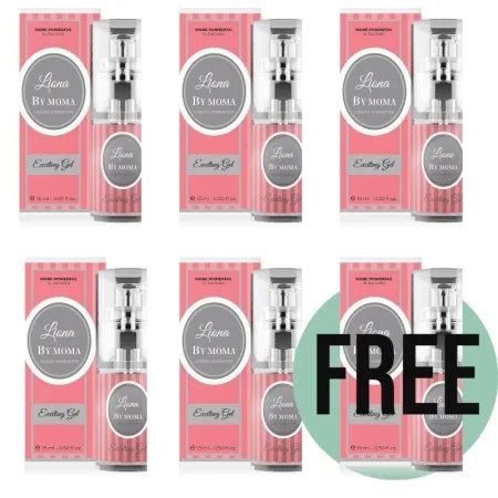 LIONA BY MOMA - LIQUID VIBRATOR EXCITING GEL15 ML 5+1 FREE