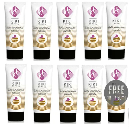 KIKÍ TRAVEL - CUPCAKE LUBRICANT 50 ML 10+1 FREE