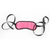 OHMAMA FETISH - BONDAGE 3 PIECES SET CUFFS EYEMASK AND WHIP