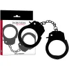 DARKNESS - METAL PLEASURE HANDCUFFS BLACK