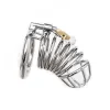 OHMAMA FETISH - METAL CHASTITY LOCKABLE COCK CAGE SIZE M