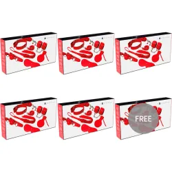 EXPERIENCE - BDSM FETISH KIT RED SERIES 5+1 FREE