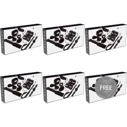 EXPERIENCE - BDSM FETISH KIT BLACK SERIES 5+1 FREE