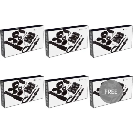 EXPERIENCE - BDSM FETISH KIT BLACK SERIES 5+1 FREE