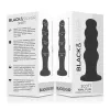 BLACK&SILVER - SCOTT PREMIUM SILICONE ANAL PLUG BLACK