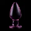 NEBULA SERIES BY IBIZA - MODEL 3 ANAL PLUG BOROSILICATE GLASS PINK 11 CM -O- 5 CM