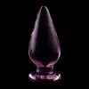 NEBULA SERIES BY IBIZA - MODEL 4 ANAL PLUG BOROSILICATE GLASS PINK 11 CM -O- 5 CM