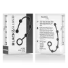 BLACK&SILVER - KORG ANAL ROSARY SILICONE INITIATION 21 CM