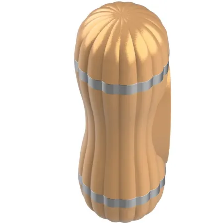 ARMONY - BEVIS DOUBLE MASTURBATOR VAGINA & MOUTH WITHOUT VIBRATION GOLD