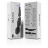 BLACK&SILVER - BECK STIMULATING WAVES & VIBRATION SILICONE RECHARGEABLE BLACK