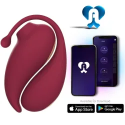 ADRIEN LASTIC - INSPIRATION CLITORIS STIMULATING WAVES + VIBRATING EGG RED - FREE APP