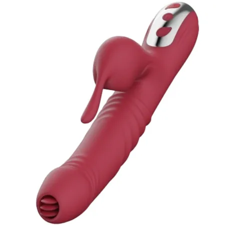ARMONY - SUCK VIBRATOR & SUCTIONER WITH STIMULATING TONGUE CLARET
