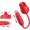 ARMONY - DELIGHT FLOWER VIBRATOR & THRUSTING WITH TONGUE RED