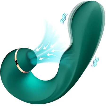 ARMONY - VIBRATOR & SUCTIONER FLEXIBLE GREEN