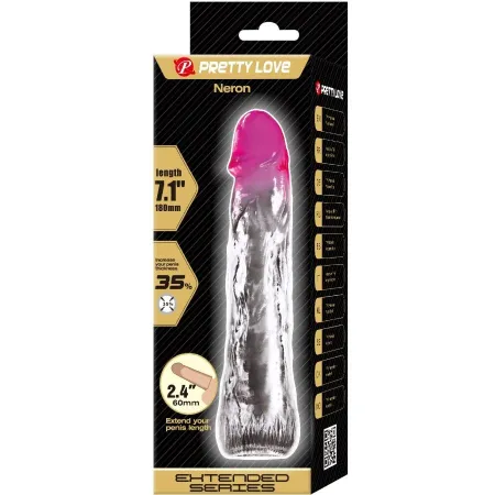 PRETTY LOVE - NERON REALISTIC 6 CM ENLARGEMENT SHEATH FOR PENIS PINK