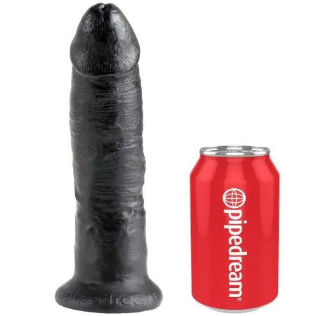 KING COCK - HARNESS WITH BLACK REALISTIC PENIS 22.9 CM