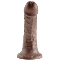 KING COCK - 6" COCK BROWN 15.2 CM
