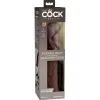 KING COCK - ELITE REALISTIC SILICONE DILDO 28 CM BROWN