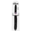 KING COCK SLIM DOUBLE DILDO BLACK 40.6 CM