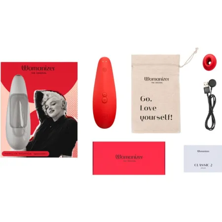 WOMANIZER - MARILYN MONROE CLASSIC 2 CLITORAL STIMULATOR VIVID RED