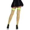 LEG AVENUE - WIDE FISHNET TIGHTS NEON GREEN