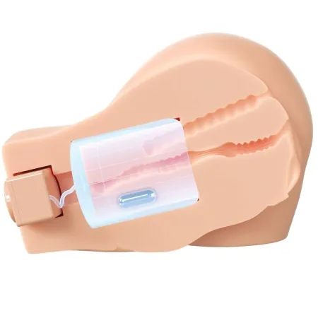 PDX ELITE - BACK THAT ASS UP REALISTIC VIBRATING VAGINA AND ANUS MASTURBATOR