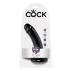 KING COCK - 6" COCK BLACK 15.2 CM