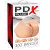 PDX PLUS - 360 BANGER REALISTIC ANAL AND VAGINA MASTURBATOR