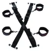 CALEXOTICS - SCANDAL CROSS-SHAPED DOOR HANDCUFFS
