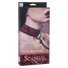 CALEXOTICS - SCANDAL NECKLACE WITH BLACK STRAP