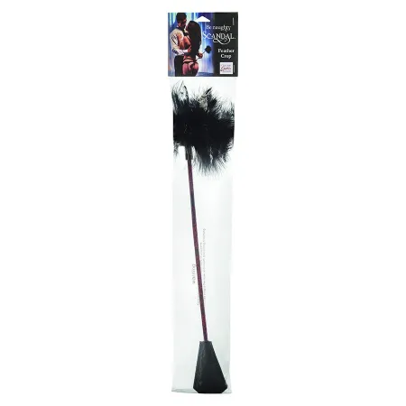 CALEXOTICS - SCANDAL BLACK FEATHER WHIP