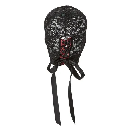 CALEXOTICS - SCANDAL BLACK LACE BALALAVA WITH BOW