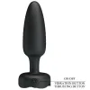 PRETTY LOVE - TARION ANAL PLUG WITH LED LIGHT BLACK 12.5 CM