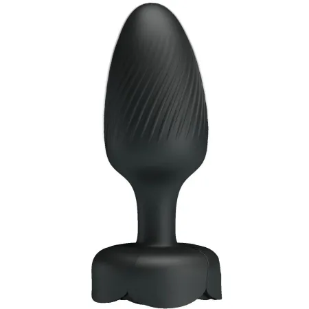 PRETTY LOVE - VARIAN ANAL PLUG WITH LED LIGHT BLACK 10.8 CM