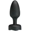PRETTY LOVE - OSBORN ANAL PLUG WITH LED LIGHT BLACK 9.8 CM