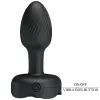 PRETTY LOVE - OLMAN ANAL PLUG WITH LED LIGHT BLACK 8.8 CM