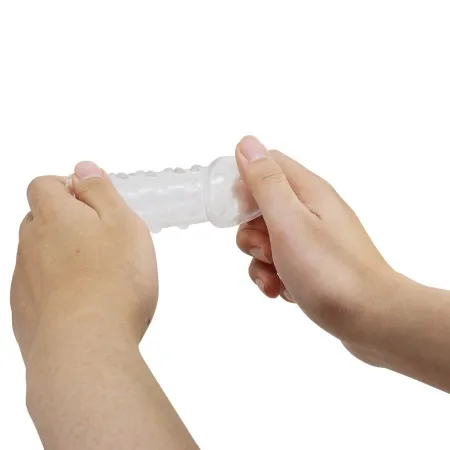 PRETTY LOVE - TIGHT AND VOLUMIZING PENIS SLEEVE TRANSPARENT