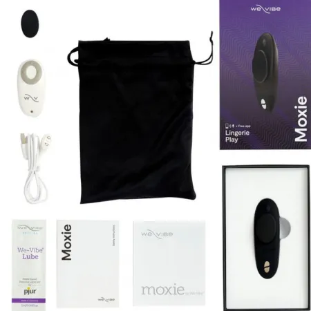 WE-VIBE - MOXIE + BLACK CLITORAL VIBRATOR