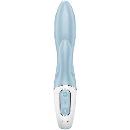 SATISFYER - AIR PUMP BUNNY 1 INFLATABLE RABBIT VIBRATOR BLUE