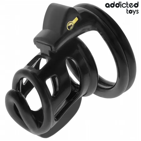 ADDICTED TOYS LOCKED - GILDEN CAGE SILICONE PENIS CAGE 8.5 CM