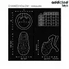 ADDICTED TOYS LOCKED - CHAINED HOLLOW PENIS CAGE 10.5 CM
