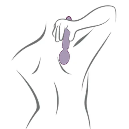 ROCKS- OFF - ORIEL VIBRATOR WAND FLEXIBLE FUCHSIA