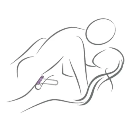 ROCKS-OFF - TWIST BLACK SILICONE MASTURBATOR RING