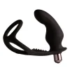 ROCKS-OFF - RO-ZEN RRO ANAL PLUG WITH VIBRATING PENIS RING BLACK