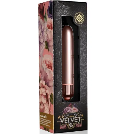 ROCKS- OFF - RO-90 TOUCH VELVET PINK VIBRATING BULLET