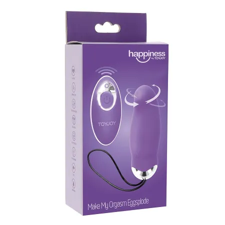 TOYJOY - HAPPINESS MY ORGASM EGGSPLODE PURPLE VIBRATOR REMOTE CONTROL