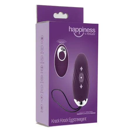 TOYJOY - HAPPINESS KNOCK KNOCK EGGSTAVAGANT VIBRATOR REMOTE CONTROL PURPLE