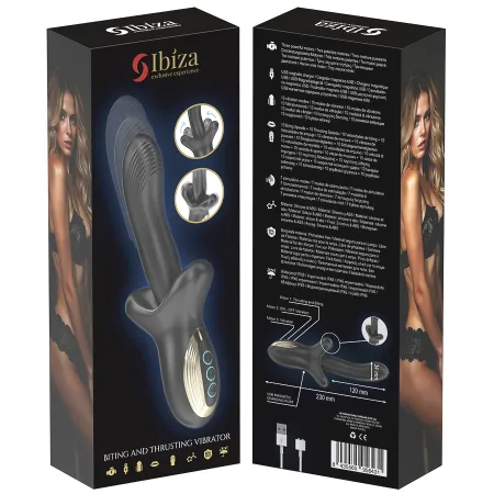 IBIZA - POWERFUL VIBRATOR WITH THRUSTING AND BITING EFFECT
