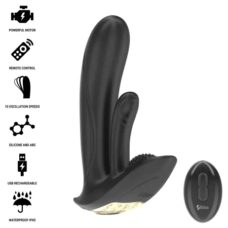 IBIZA - WEARABLE VIBRATOR WITH G-SPOT AND CLITORIS STIMULATION WITH REMOTE CONTROL